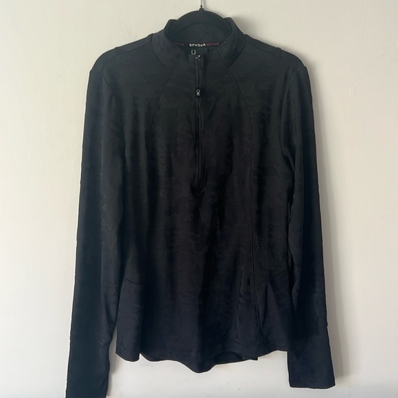 Spyder 1/4 zip women’s - BLACK - Picture 2 of 7
